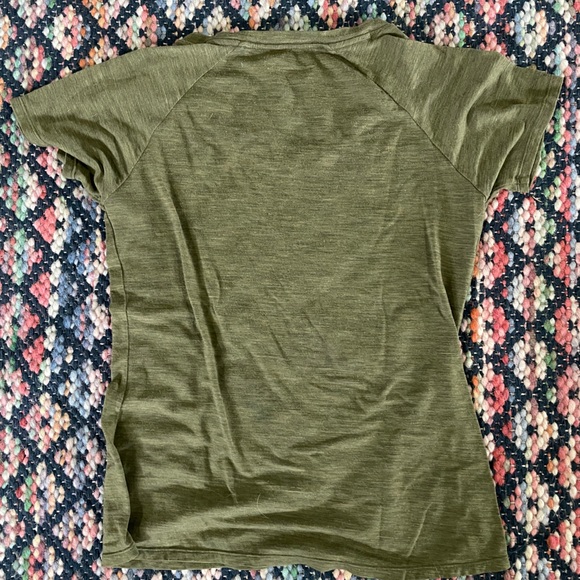 Olive Green Short Sleeve Women's Tee - Picture 2 of 2